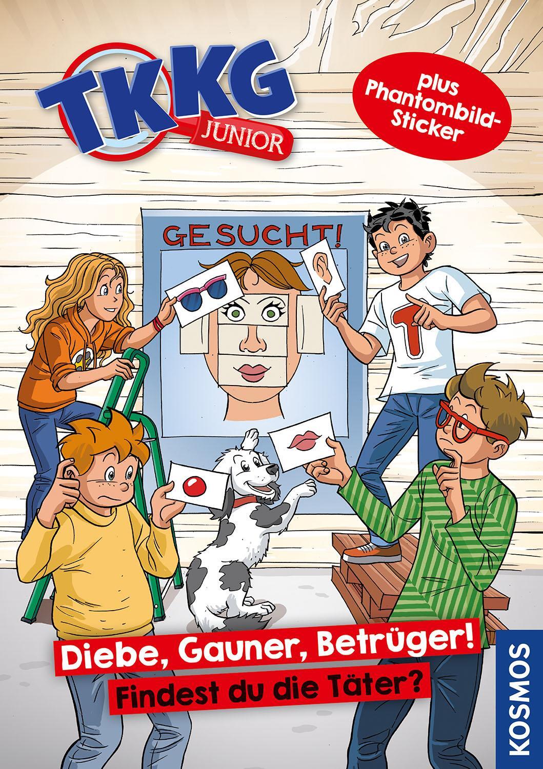 Cover: 9783440168493 | TKKG Junior, Diebe, Gauner, Betrüger! | Findest du die Täter? | Buch