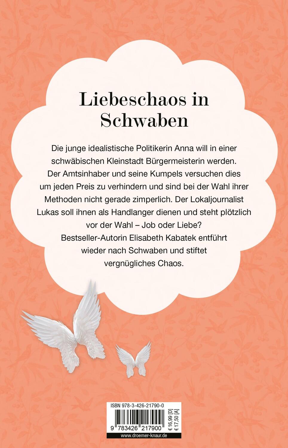 Rückseite: 9783426217900 | Schwäbisch für Engel | Roman | Elisabeth Kabatek | Taschenbuch | 2024