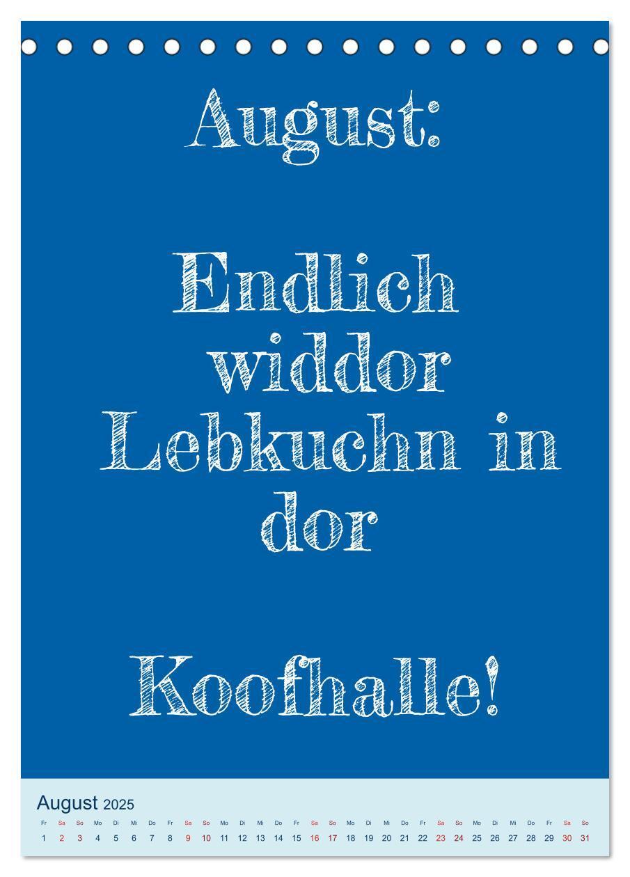 Bild: 9783435906444 | Humorvoller Mundartkalender Sachsen (Tischkalender 2025 DIN A5...