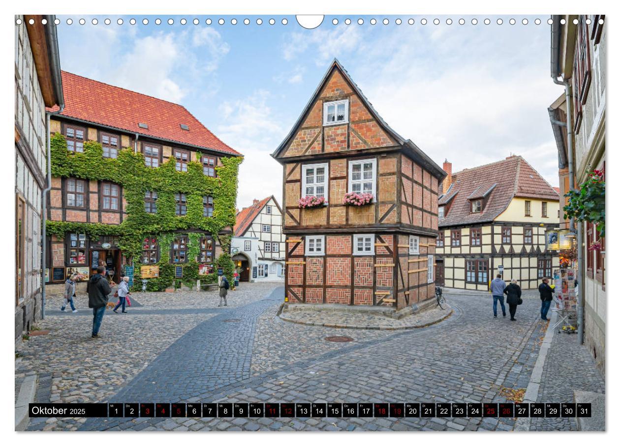 Bild: 9783435222711 | Fachwerkstadt Quedlinburg (Wandkalender 2025 DIN A3 quer), CALVENDO...