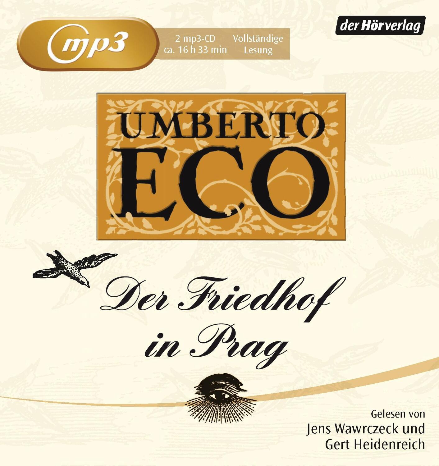 Cover: 9783844511321 | Der Friedhof in Prag | Umberto Eco | MP3 | 2 | Deutsch | 2013