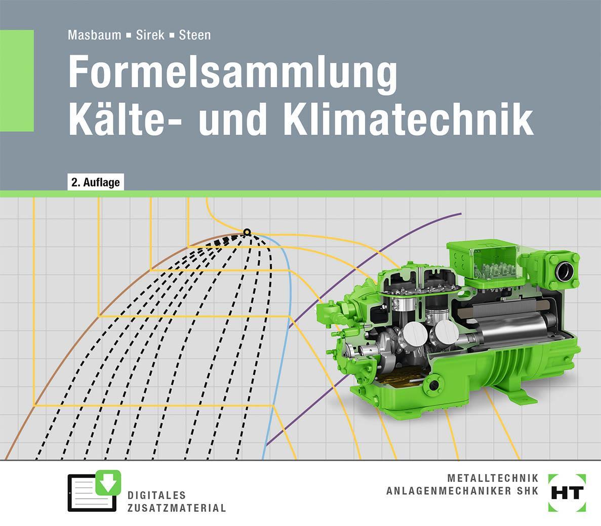 Cover: 9783582101761 | Formelsammlung Kälte- und Klimatechnik | Folker Steen (u. a.) | Buch