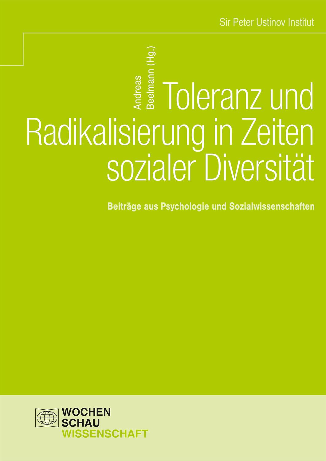 Cover: 9783734405358 | Toleranz und Radikalisierung in Zeiten sozialer Diversität | Beelmann