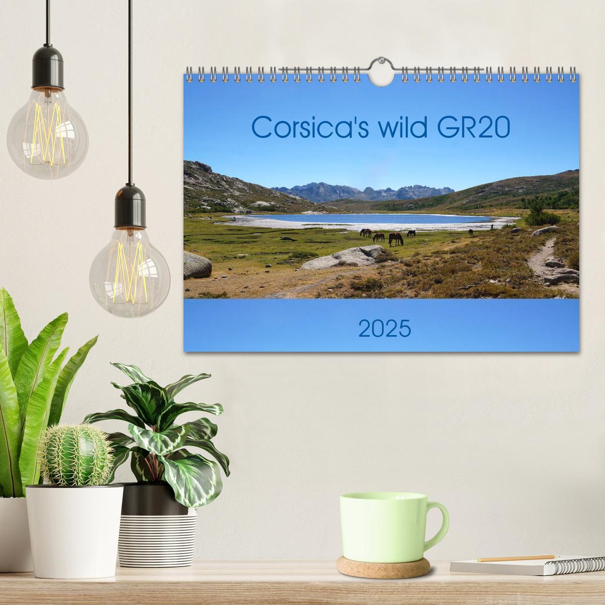 Bild: 9781325946037 | Corsica's wild GR20 (Wall Calendar 2025 DIN A4 landscape), CALVENDO...