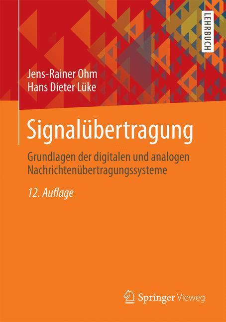 Cover: 9783642539008 | Signalübertragung | Jens-Rainer Ohm (u. a.) | Taschenbuch