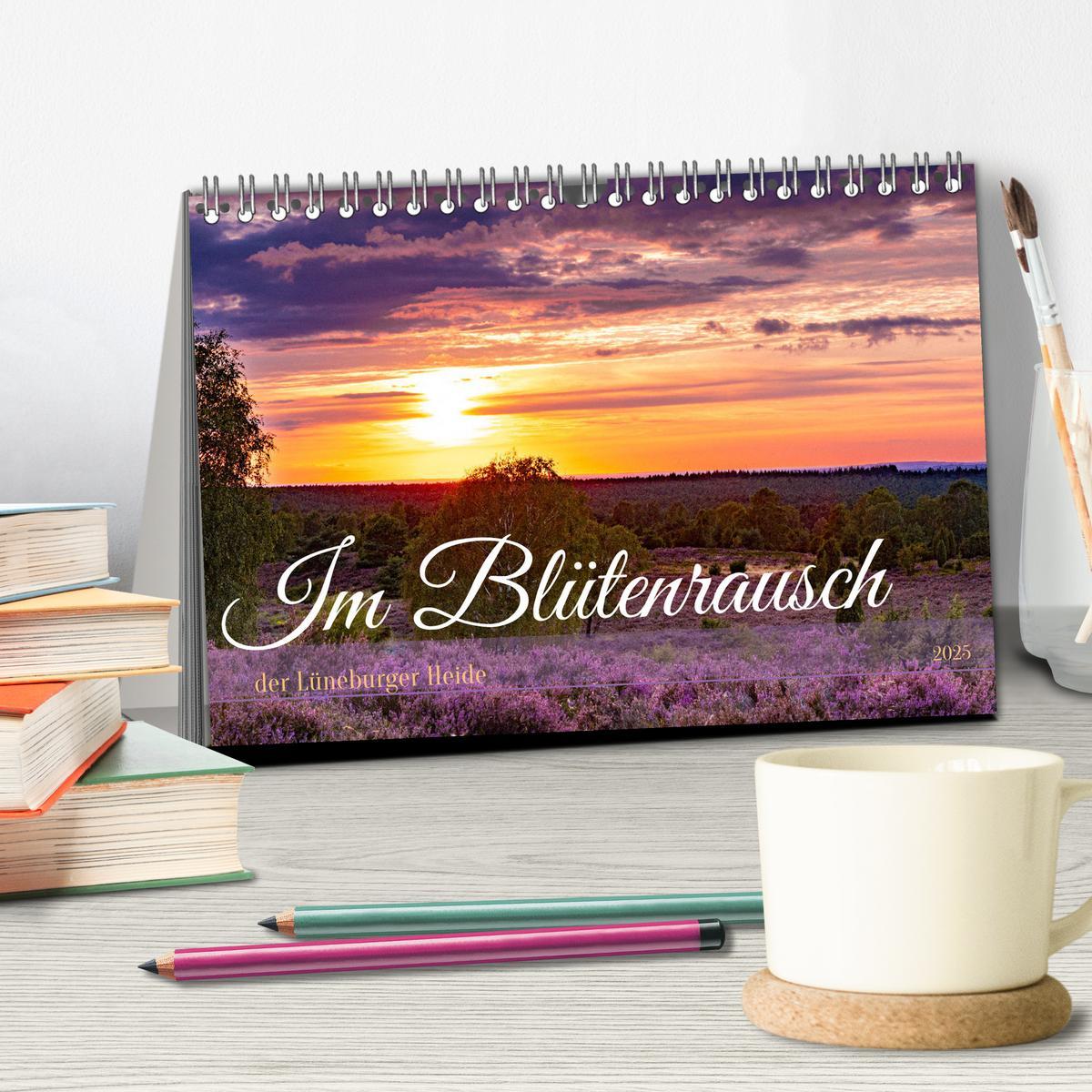 Bild: 9783383831355 | Im Blütenrausch der Lüneburger Heide (Tischkalender 2025 DIN A5...