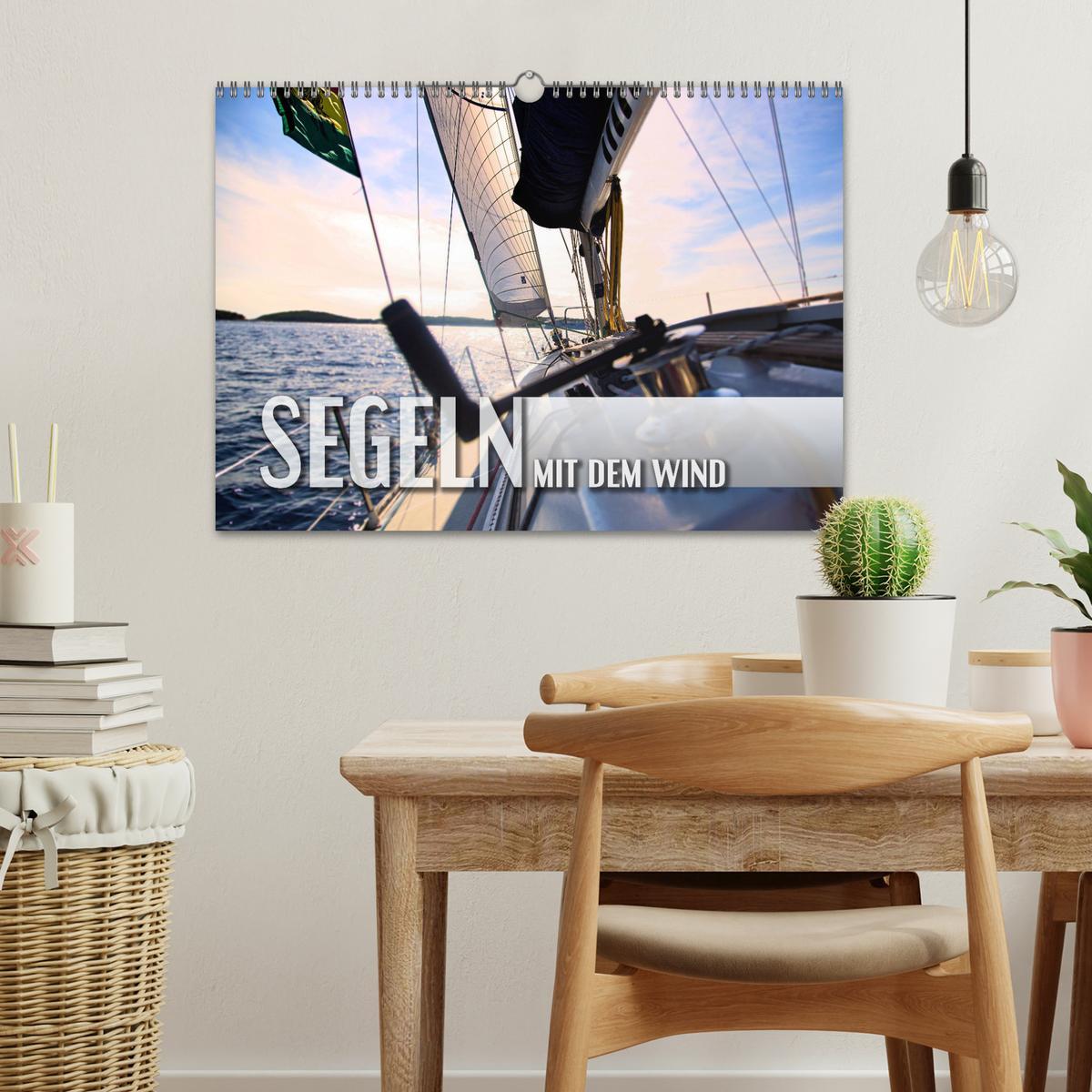 Bild: 9783383944680 | Segeln - mit dem Wind (Wandkalender 2025 DIN A3 quer), CALVENDO...