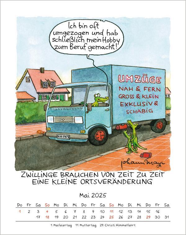 Bild: 9783731876649 | Zwillinge 2025 | Verlag Korsch | Kalender | Spiralbindung | 13 S.