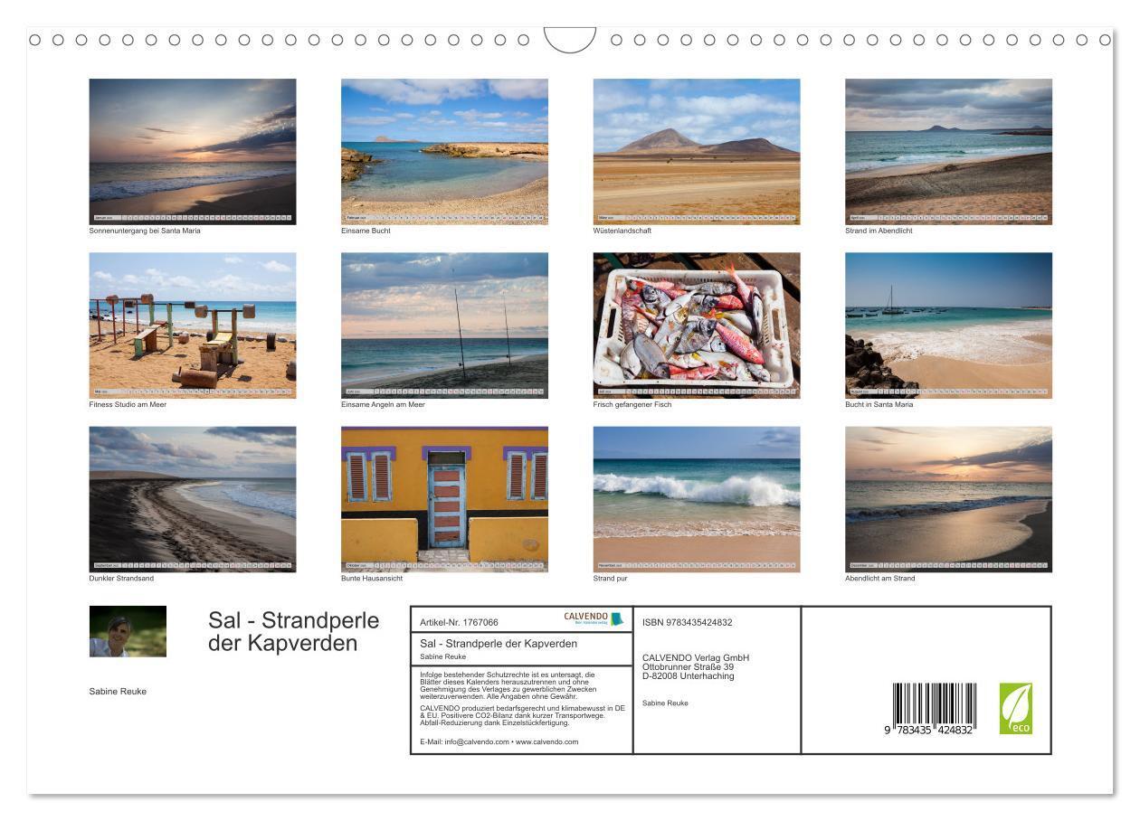 Bild: 9783435424832 | Sal - Strandperle der Kapverden (Wandkalender 2025 DIN A3 quer),...