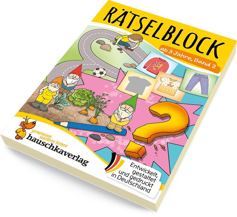 Bild: 9783881006453 | Rätselblock ab 3 Jahre, Band 2 | Agnes Spiecker | Taschenbuch | Block