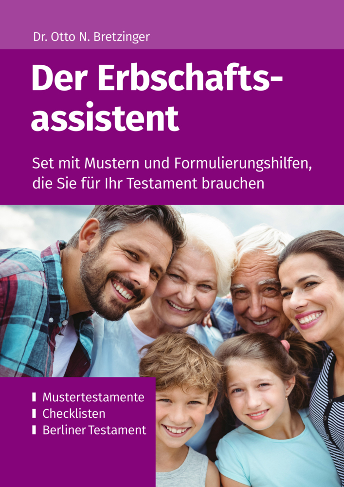 Cover: 9783965330061 | Der Erbschaftsassistent | Otto N. Bretzinger | Taschenbuch | Deutsch
