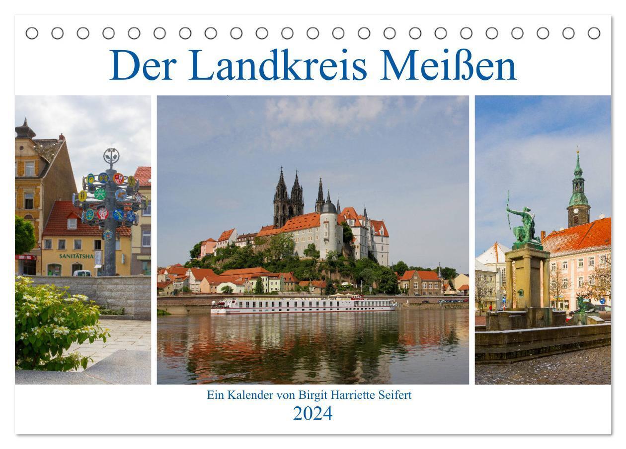 Cover: 9783383265044 | Der Landkreis Meißen (Tischkalender 2024 DIN A5 quer), CALVENDO...
