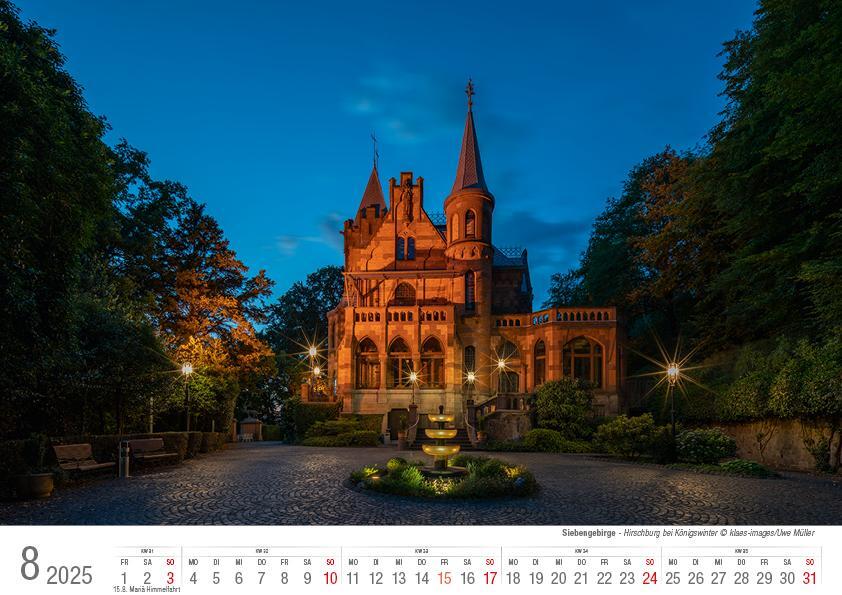 Bild: 9783965352100 | Siebengebirge 2025 Bildkalender A4 quer, spiralgebunden | Holger Klaes