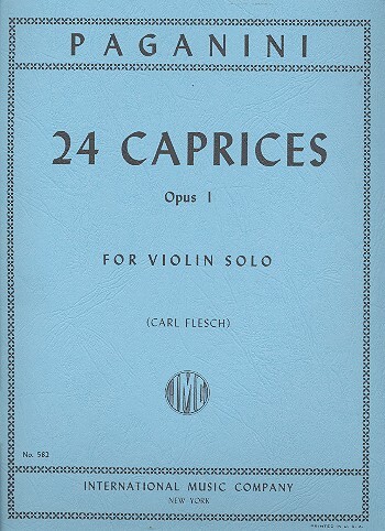 Cover: 9790220405099 | 24 Capricci Opus 1 | Nicolò Paganini | Buch | EAN 9790220405099