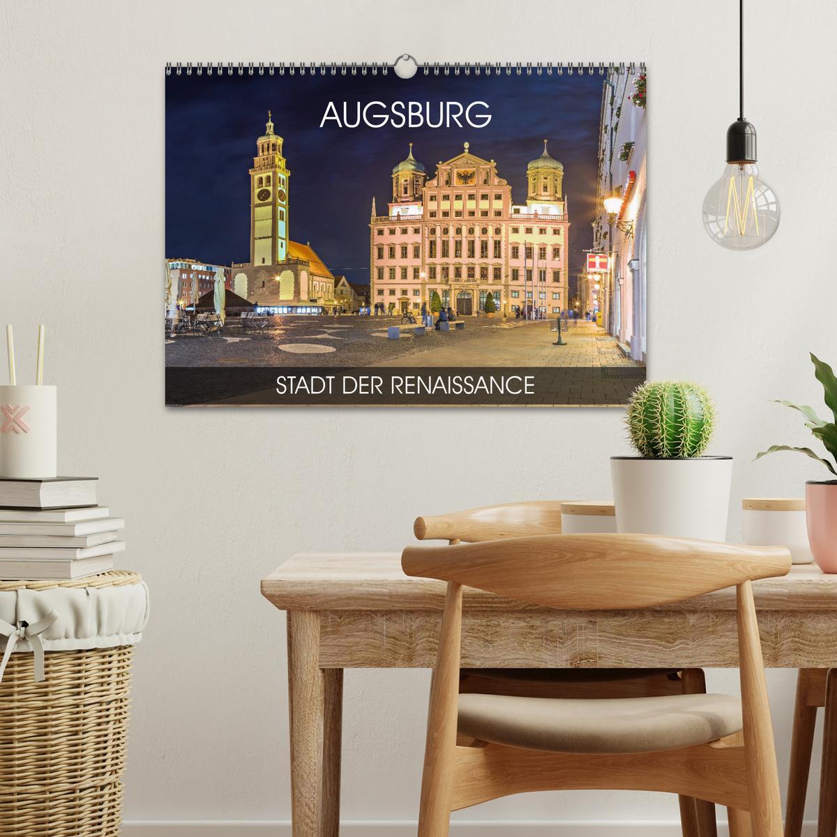 Bild: 9783435239245 | Augsburg - Stadt der Renaissance (Wandkalender 2025 DIN A3 quer),...