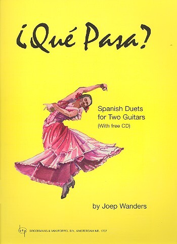 Cover: 9990051329049 | Que pasa (+CD) - Spanish Duets for 2 guitars | Joep Wanders