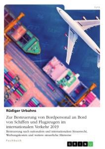 Cover: 9783346020239 | Zur Besteuerung von Bordpersonal an Bord von Schiffen und...