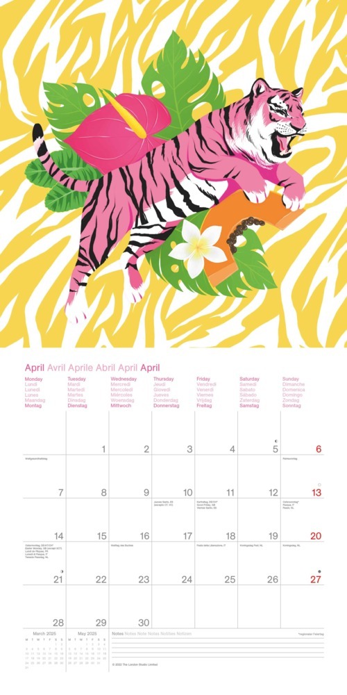 Bild: 4002725994950 | N NEUMANNVERLAGE - Sweet &amp; Wild 2025 Broschürenkalender, 30x30cm,...