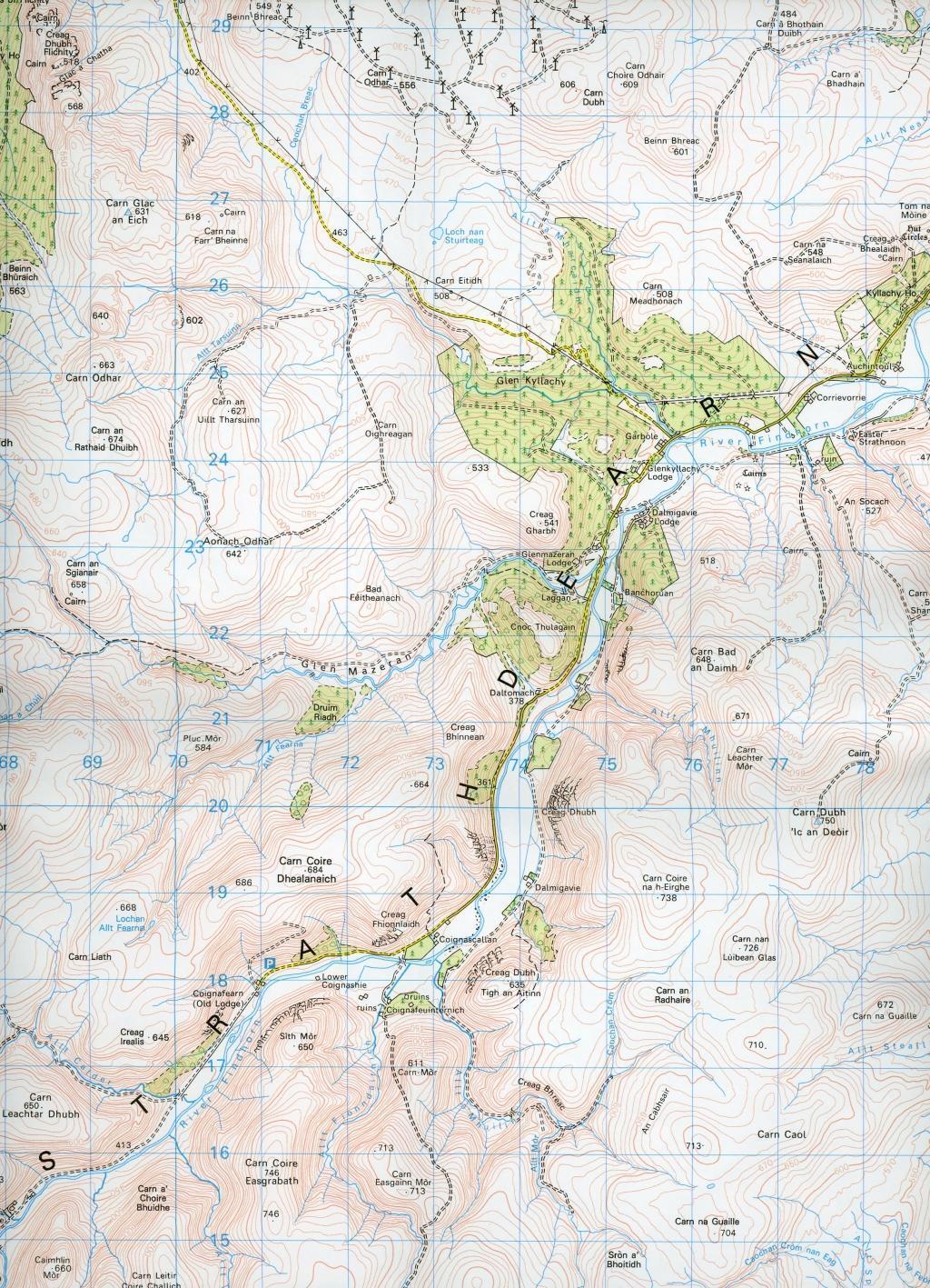 Bild: 9780319261330 | Kingussie &amp; Monadhliath Mountains | Ordnance Survey | (Land-)Karte