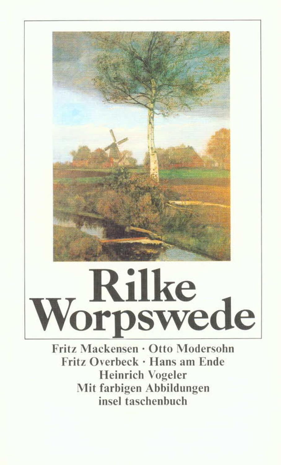 Cover: 9783458327110 | Worpswede | Rainer Maria Rilke | Taschenbuch | Insel-Taschenbücher
