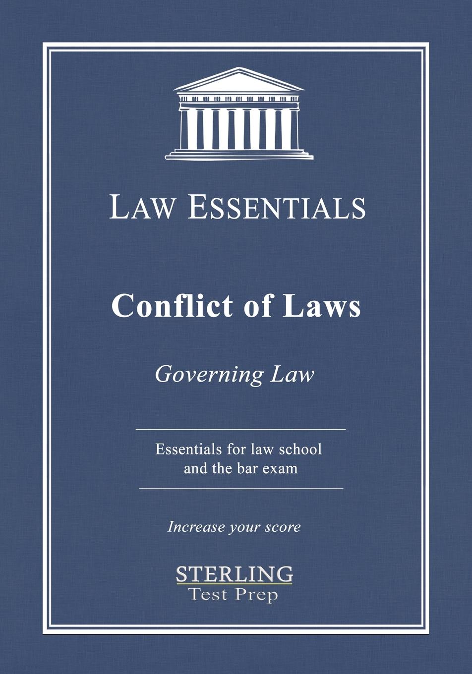 Cover: 9798885570039 | Conflict of Laws, Governing Law | Sterling Test Prep (u. a.) | Buch