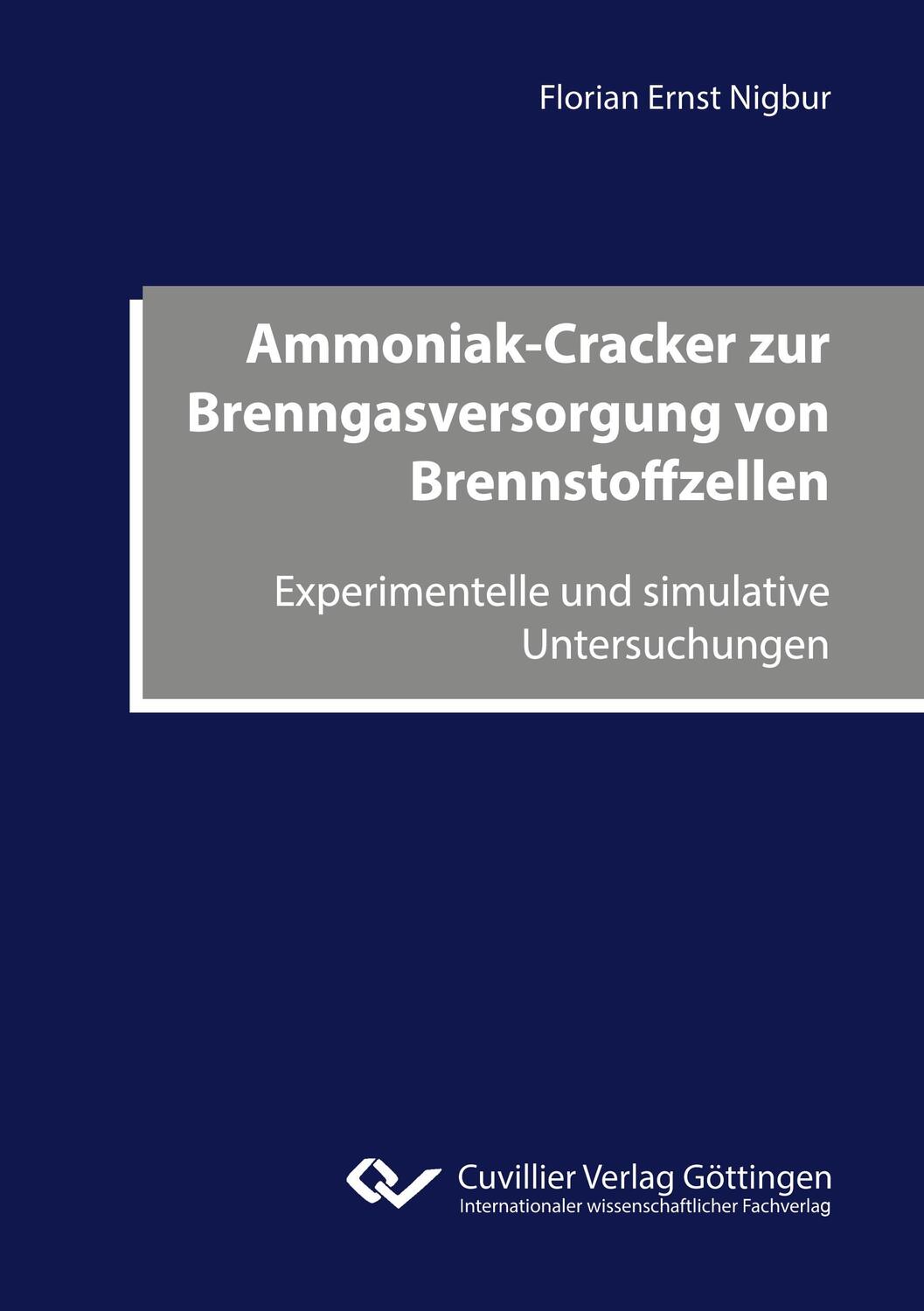 Cover: 9783736974975 | Ammoniak-Cracker zur Brenngasversorgung von Brennstoffzellen....