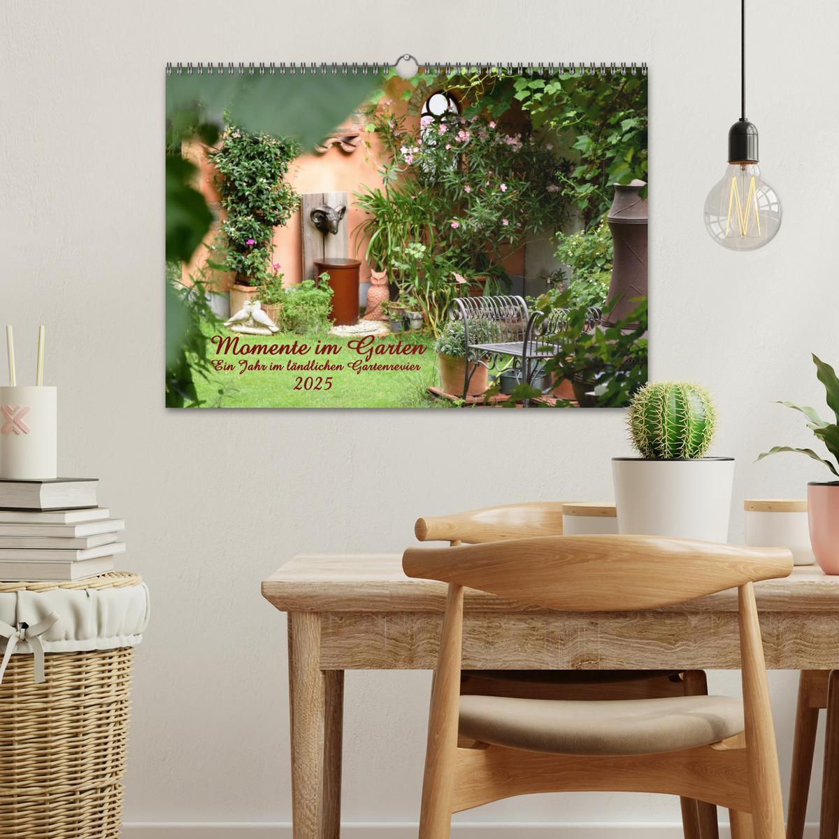 Bild: 9783435686933 | Momente im Garten (Wandkalender 2025 DIN A3 quer), CALVENDO...