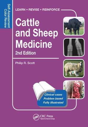 Cover: 9781498747370 | Cattle and Sheep Medicine | Self-Assessment Color Review | Scott