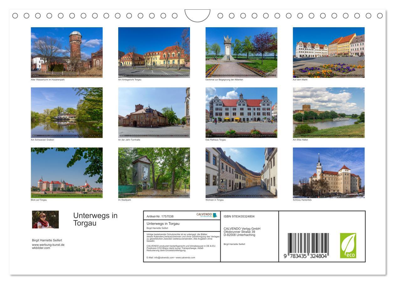 Bild: 9783435324804 | Unterwegs in Torgau (Wandkalender 2025 DIN A4 quer), CALVENDO...