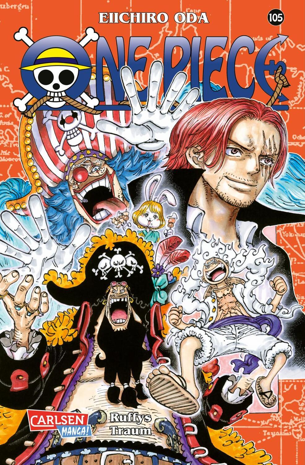 Cover: 9783551746559 | One Piece 105 | Piraten, Abenteuer und der größte Schatz der Welt!