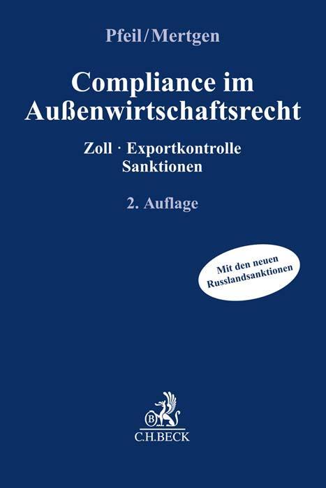 Cover: 9783406753954 | Compliance im Außenwirtschaftsrecht | Julia Pfeil (u. a.) | Buch