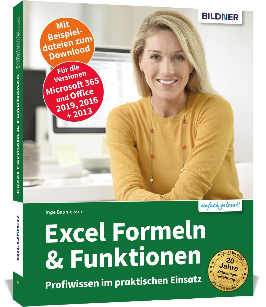 Cover: 9783832804589 | Excel Formeln und Funktionen: Profiwissen im praktischen Einsatz