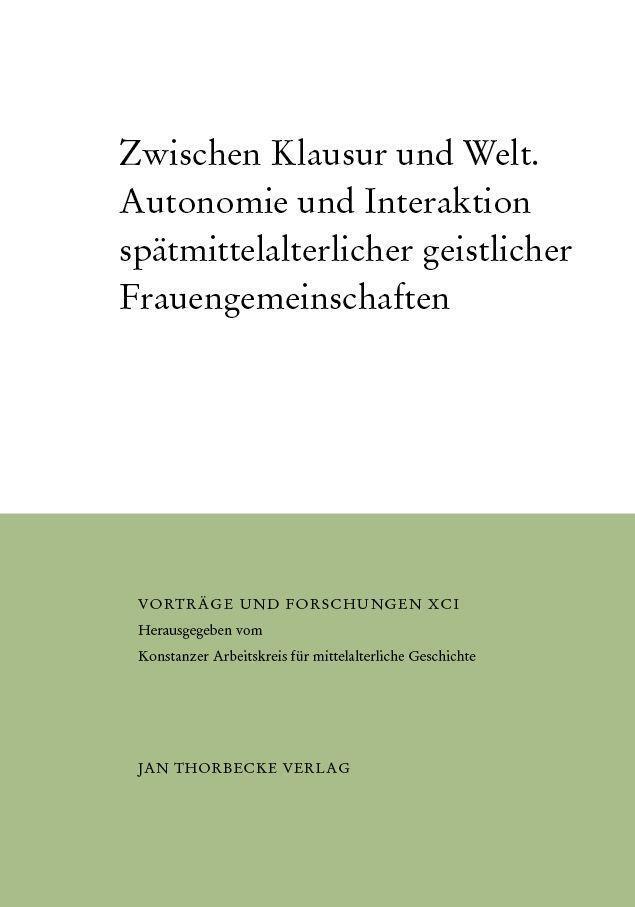 Cover: 9783799568913 | Zwischen Klausur und Welt | Sigrid Hirbodian (u. a.) | Buch | 410 S.