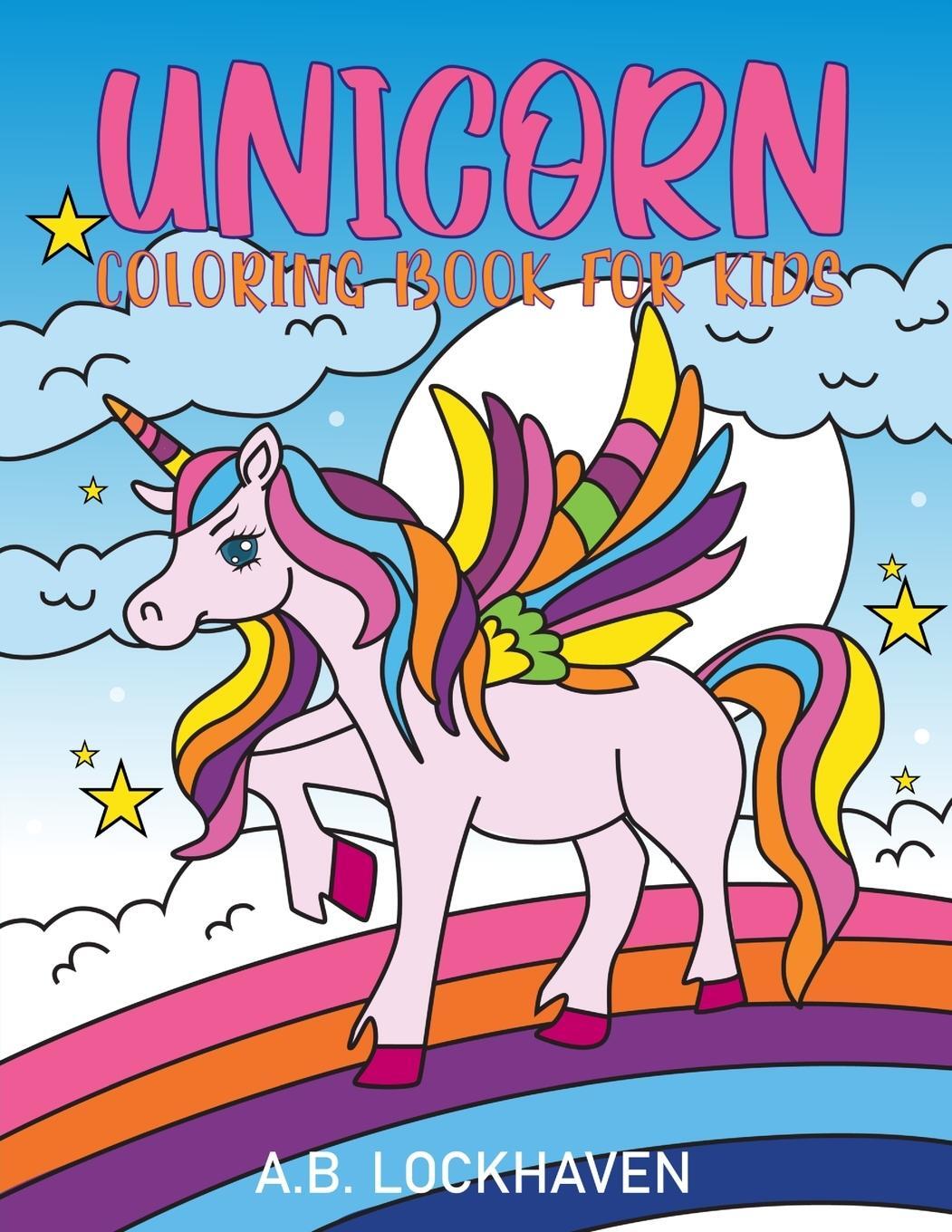 Cover: 9781947744998 | Unicorn Coloring Book for Kids | A. B. Lockhaven (u. a.) | Taschenbuch