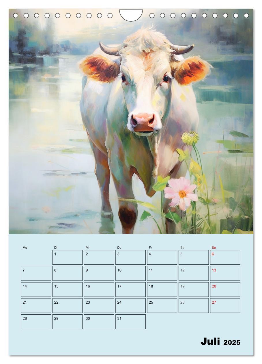 Bild: 9783435863815 | Zauberhafte Kühe. Duftige Aquarelle von tollen Tieren (Wandkalender...