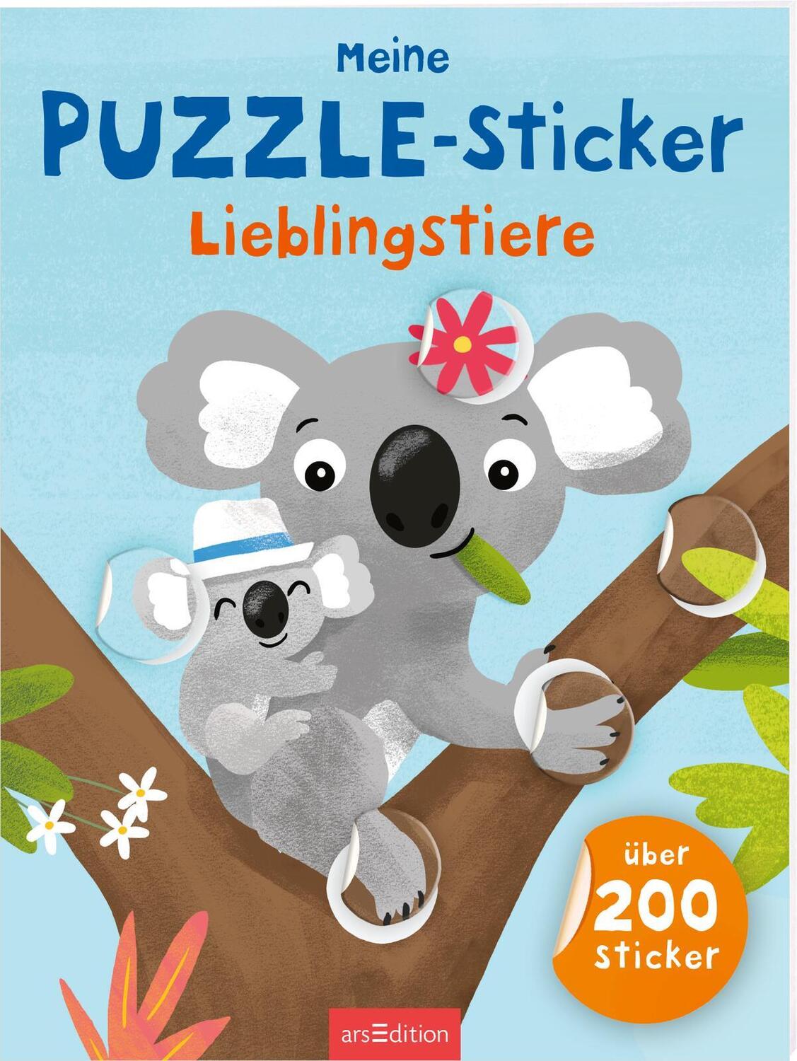 Cover: 9783845858791 | Meine Puzzle-Sticker - Lieblingstiere | Über 200 Sticker | Reyelt