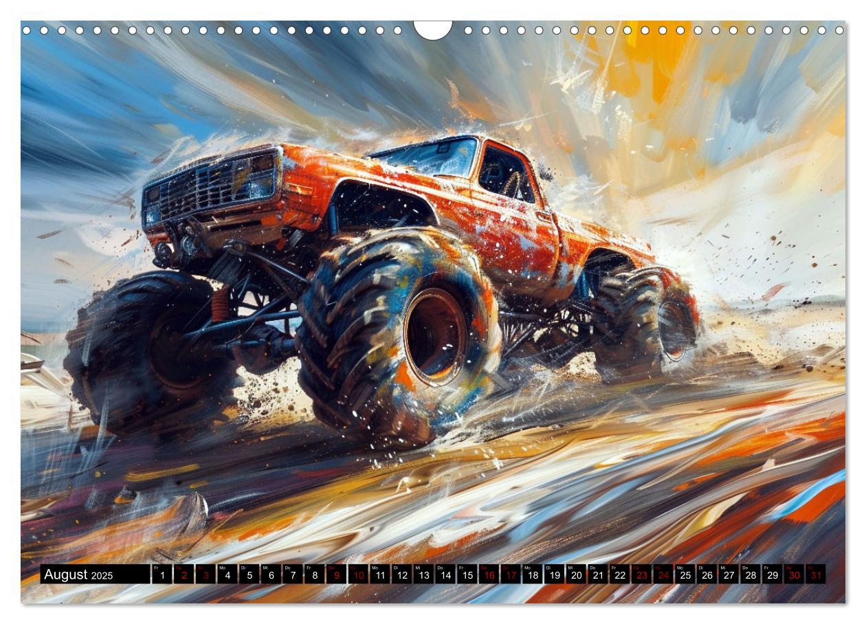 Bild: 9783383822346 | Wilde Monstertrucks (Wandkalender 2025 DIN A3 quer), CALVENDO...