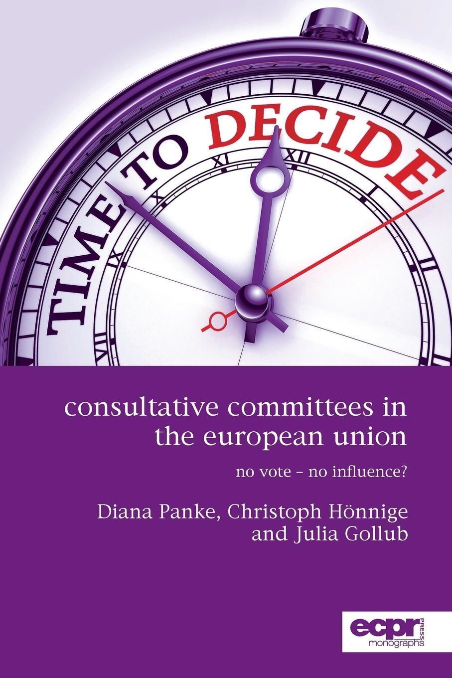 Cover: 9781910259429 | Consultative Committees in the European Union | Diana Panke (u. a.)