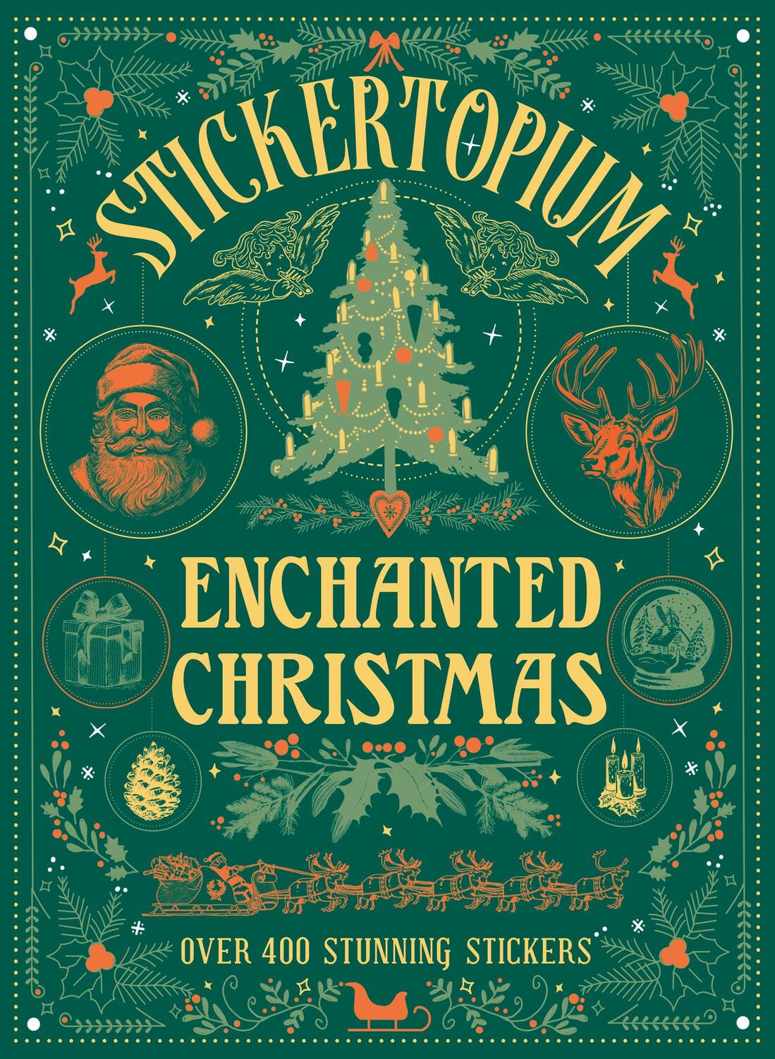 Cover: 9781836001492 | Stickertopium: Enchanted Christmas | Design Eye | Buch | 96 S. | 2024