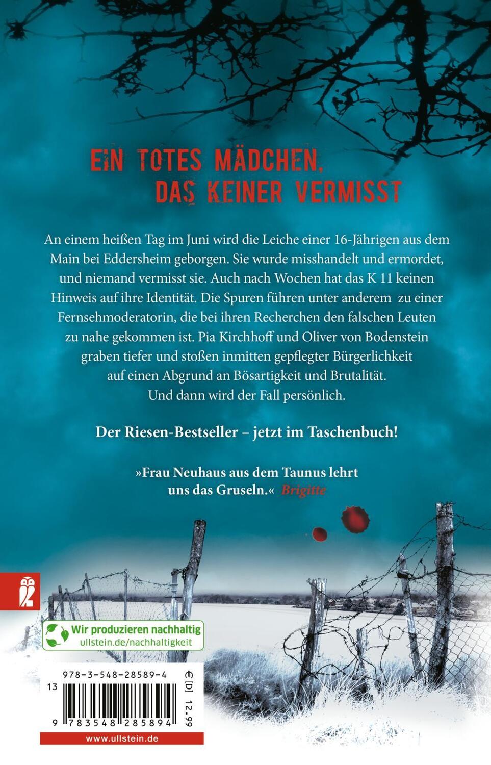 Rückseite: 9783548285894 | Böser Wolf | Nele Neuhaus | Taschenbuch | 496 S. | Deutsch | 2013