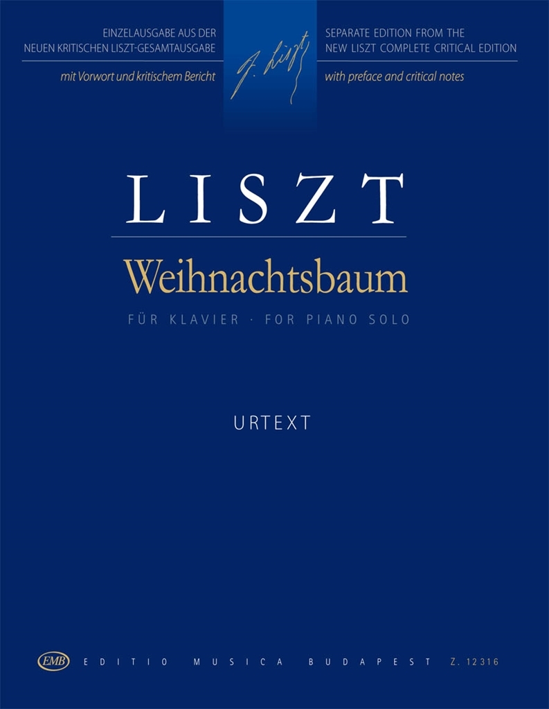 Cover: 9790080123164 | Weihnachtsbaum (Nr. 1-12) | Editio Musica Budapest | Franz Liszt