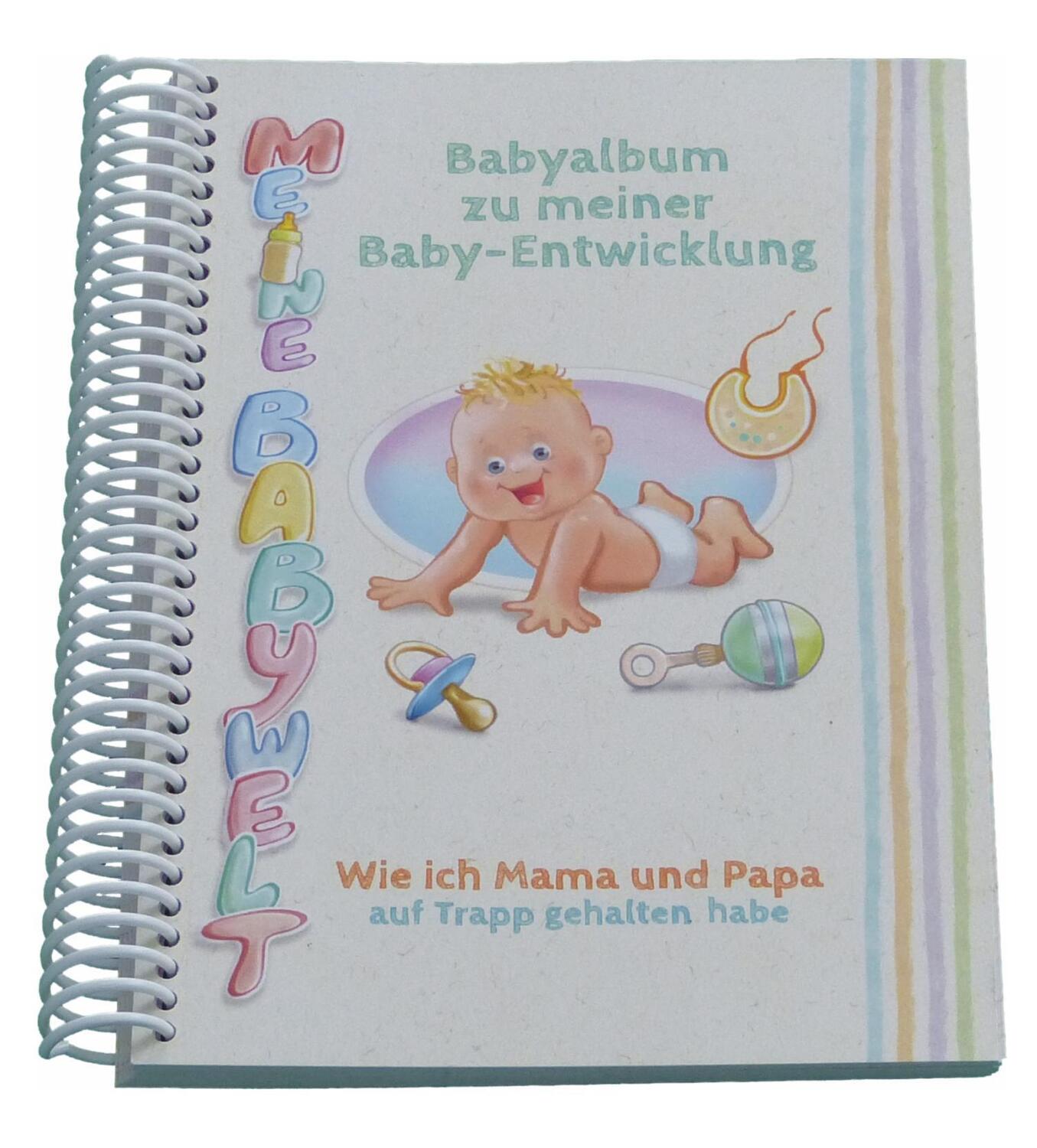 Cover: 9783967381542 | Babyalbum zu meiner Babyentwicklung | Angelina Schulze | Taschenbuch