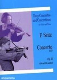 Cover: 9780711994287 | Concerto in D Op. 15 | 3rd and 5th Position | Friedrich Seitz | Buch
