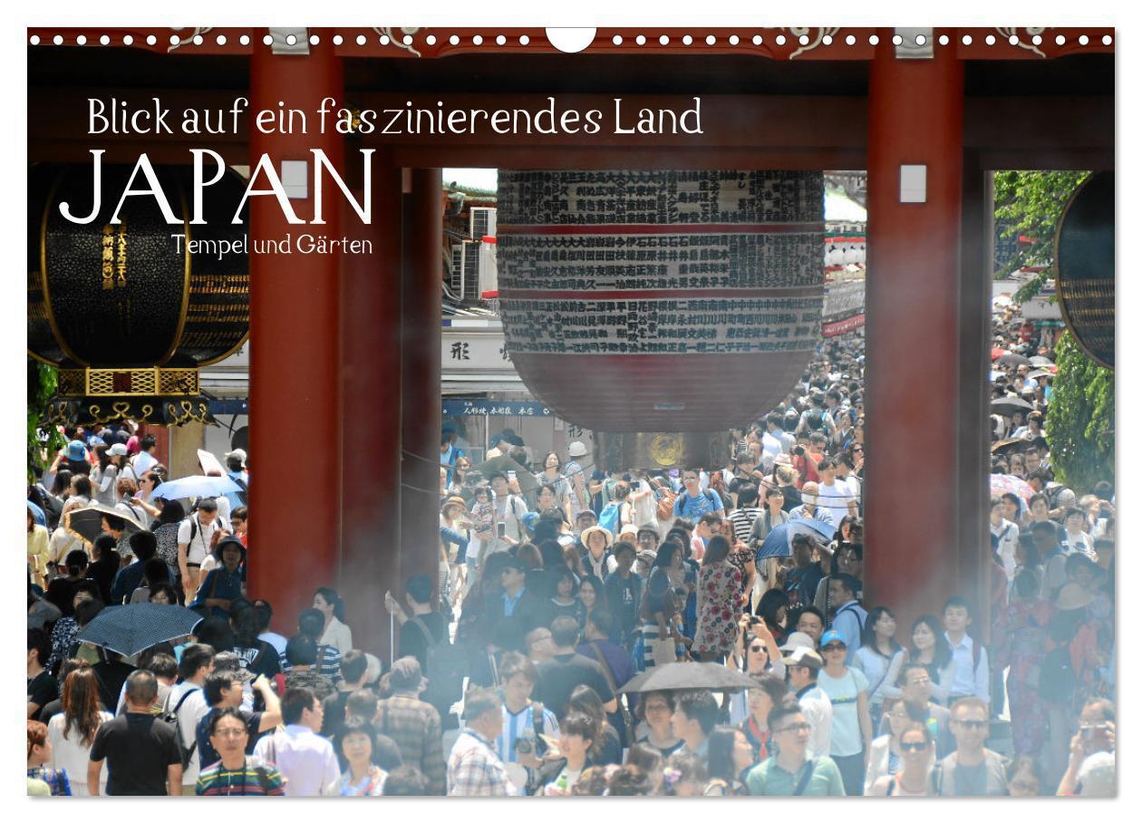 Cover: 9783675773677 | Blick auf ein faszinierendes Land - Japan 2024 (Wandkalender 2024...