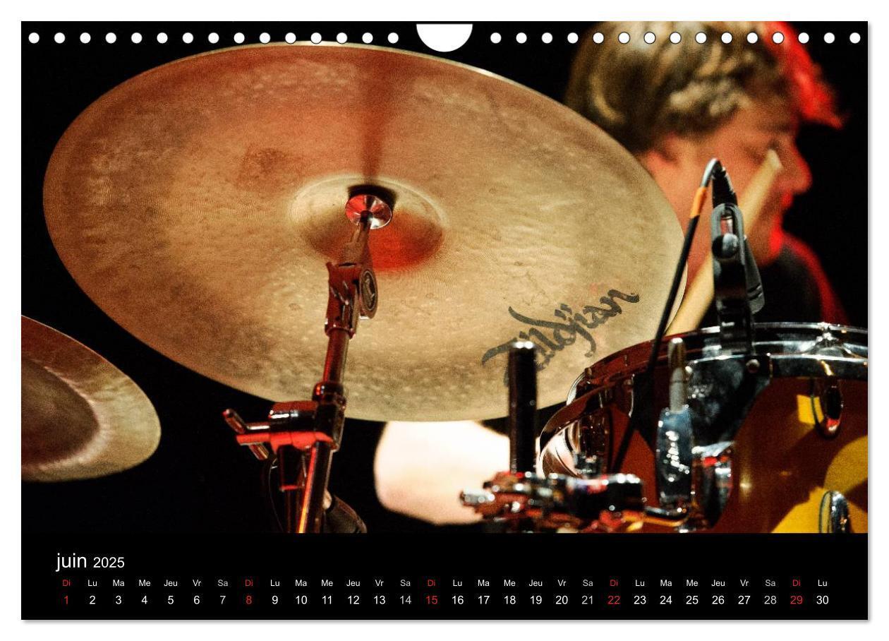 Bild: 9781325964840 | Jazz drums (Calendrier mural 2025 DIN A4 vertical), CALVENDO...