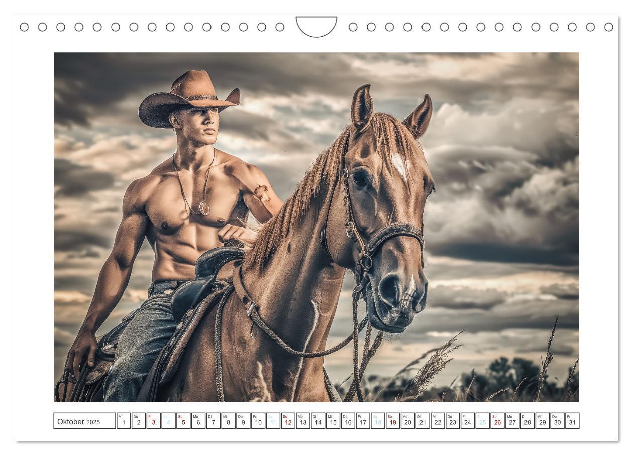 Bild: 9783383788963 | Im Bann des Cowboys (Wandkalender 2025 DIN A4 quer), CALVENDO...