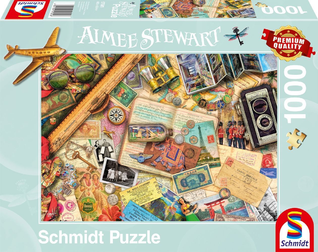 Cover: 4001504575816 | Aufgetischt: Reise-Erinnerungen | Puzzle Aimee Stewart 1.000 Teile