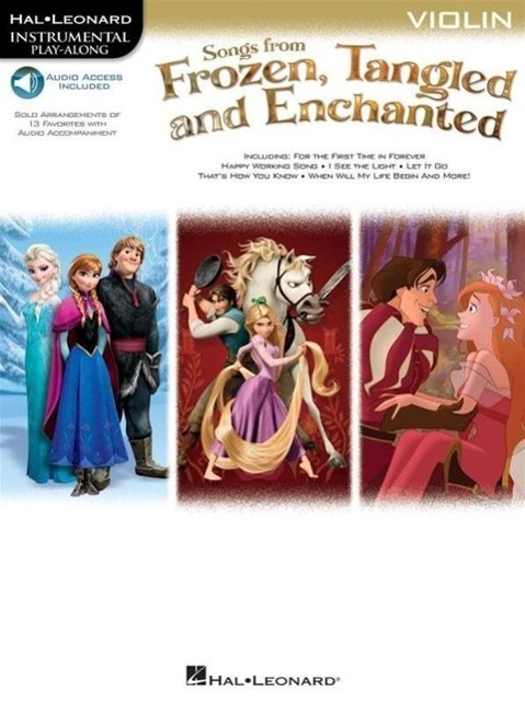 Cover: 9781480387287 | Songs from Frozen, Tangled and Enchanted: Violin | Hal Leonard Corp
