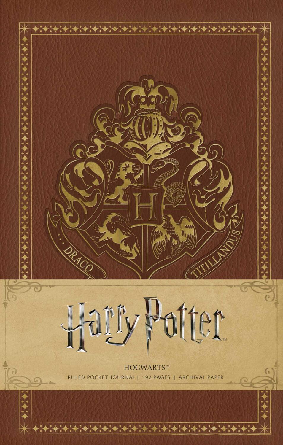 Cover: 9781683830351 | Harry Potter: Hogwarts Ruled Pocket Journal | Insight Editions | Buch