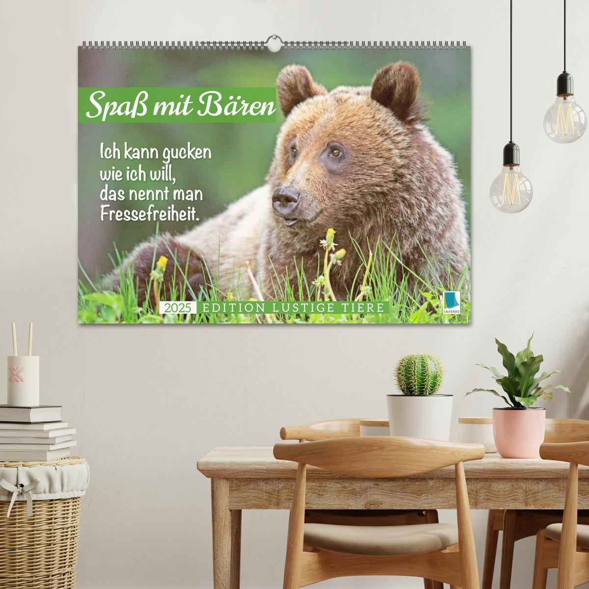 Bild: 9783383881398 | Spaß mit Bären: Edition lustige Tiere (Wandkalender 2025 DIN A2...